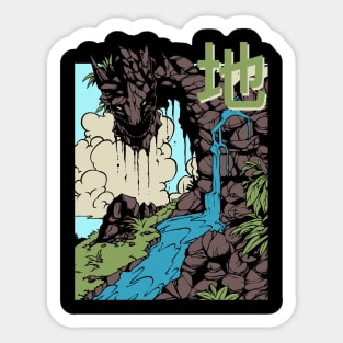 Earth dragon Sticker